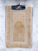 3951 Коврик у ванну 2в1 великий прорезинений бежевий 60х100см Польща