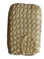 Мочалка прямокутна сітка натурал.