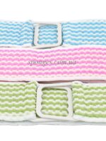 ВАТН Мочалка пластмасова ручка (кольорова)