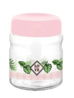 132001 Банка скло з пластм. кришкою Етнік Лав 900мл Renga