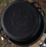 V12CPWokУк Казан чавунний узбецький ВОК 12л з кришкою-сковородою "S&T"