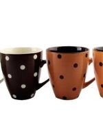 KW 132 Кружка 200мл Тех.упаковка Горох MIX 24шт/уп Interos