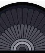 К-602-7 Коврик придверний напівкруглий 45*75