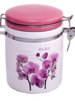 ZF 6263 OP   Банка кер. з замком 680 мл.  орхідея рожева Interos