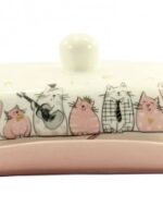 ZFC046 SC  Масльонка кер.  співаючі котики Interos