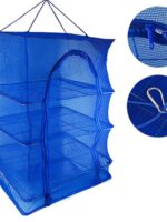 24146-40 Сітка для сушки риби 3яруса 40*40*68см STENSON