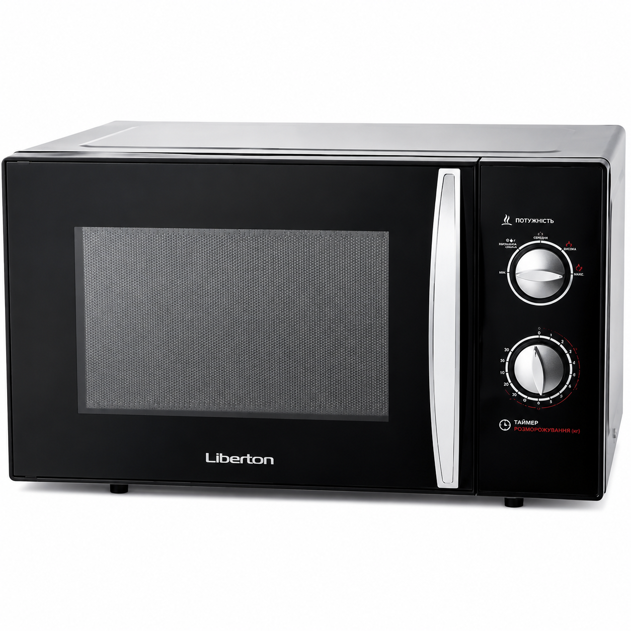 мікр LMW-2380M Мікрохвильова піч 23л(мех) 800W LIBERTON - Зображення 1