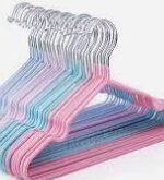 174-В Вішалка дитяча металева в силіконі 10в1