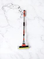 6130 Швабра з подвійним  віджимом вигнута, губка 27см