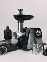 MR-853 М'ясорубка 1000 Вт Maestro (насадка-соковиж,насад.для ковбас+ 3 насадки)