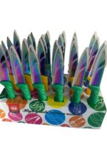 РОЗПРОДАЖ 204T Ніж золоте лезо з пластмас.ручкою(24шт) 13см