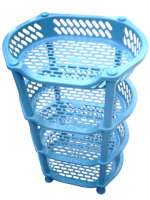 Полиця пластмасова в ванну Люкс ЕФ-пласт голуба