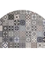 К-602-10 Коврик придверний напівкруглий 45*75см