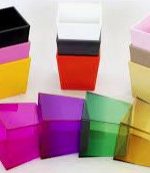 Горщик "Квадрат" 0,125л 6,5х6,5х6,5см бронзовий (прозорий)