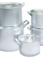 Набір каструль алюм.цил. 5-пр(2,5;3,5;4,5;6,0;8,0) Interos