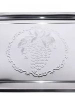 2047 Піднос нерж. прямокутний 32х24см