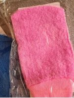 Мочалка рукавичка жостка кольор.