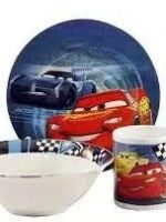 Набір дитячий "Мультик" скло 3в1"Тачки Маквін" Interos