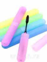 042 Футляр прозорий для зубної щітки 20х2,6см (100шт)