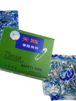 Шпилька №4 метал.срібна 5,5см (40шт)