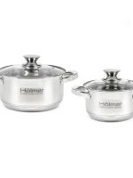CS-1452-SS Набір каструль 4 предм. (2л;3,8л) Holmer #