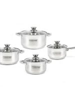 CS-1852-SS Набір каструль 8 предм. (2л;2,7л;3,8л;5л) Holmer #