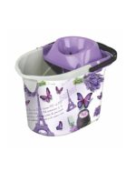 381 Відро з віджимом з малюнком 13л (29×42×30 см)  ELIF #