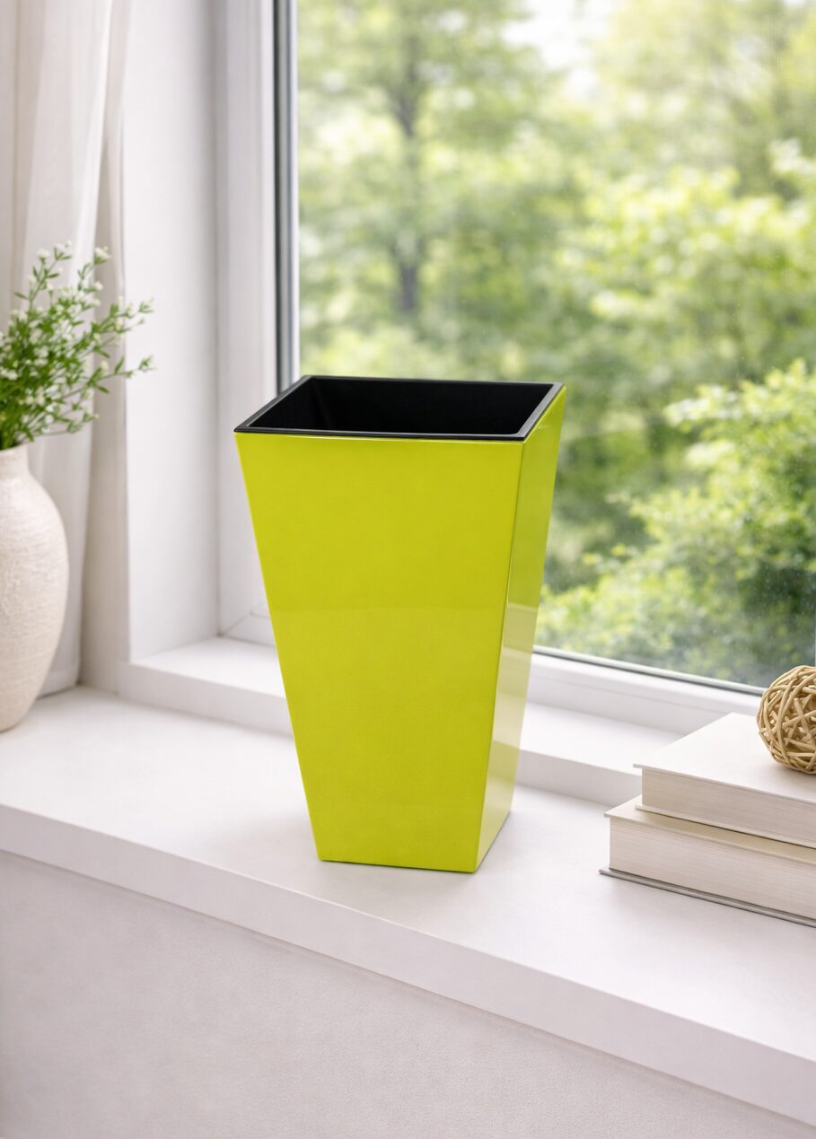 531-8 531 Горщик Фінезія 140*140 81-лимонний з вкладом # - Зображення 1