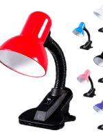 Лампа прищепка з кнопкою №108А