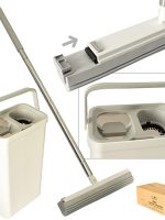 MH-3859 Відро з шваброю 22*14,5*38,5см з віджимом 125*32,7см Stenson