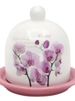 W004 OP Лимонниця керам., орхідея рожева Interos