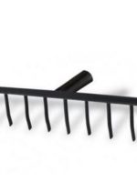 Граблі металеві штирьові чорні, сині