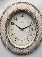 1108 Годинник настінний овал "Перлина"39х45см