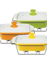 MR-11159-73 Марміт керам. на підставці(28.7см)1.2л прямок.Maestro