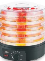 АКЦІЯ 1661 MT Сушарка для фруктів і овочів 400Вт/6лотків/2сита для сушіння