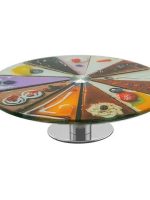 1815 Підставка під солодке оберт. (32см) на ніжці з малюнком