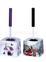 388 Йорш з малюнком з підставк.  (Лондон,Париж,ромби,квіти) Ажур