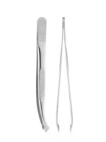 9316 Пінцет професійний вигнутий/скошений SPL