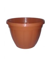 1520 Горщик для квітів підвісний d230 05-теракотовий + 1501 Підвіска l-50см теракотова