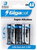 Батарейки Gigacell LR6 (4 на пл.)