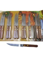 РОЗПРОДАЖ Ножі нержавійка "Tramontina" 12шт в блістері Interos