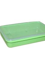 2082 Лоток прямокутний з кришкою 0,5л Полімерагро