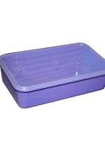 2084 Лоток прямокутний з кришкою 1л Полімерагро