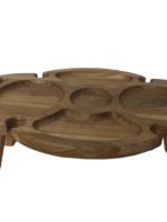 Менажниця-стіл овал дерево 45х30см