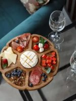 Менажниця дубова "Квітка" 30см