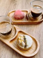 Менажниця дубова печиво (2 секції) 25х13см