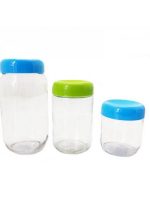 131067 Банка скло з пластм. кришкою Лінеа 425мл Renga