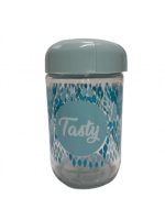 132069 Банка скло з пластм. кришкою з малюнком Рея 660мл Renga