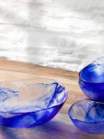 96550 Набір салатниць 7предм. Лінден батік блю