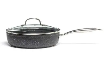 DF-42824-FAMML Сковорода-cотейник 24см з кришкою кована Elegance Holmer #